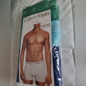 Calvin Klein Men's Boxer Briefs 3-Pack - Teal, Navy, White